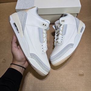 Jordan White and Gray Athletic Shoes